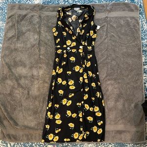 Collared sunflower dress size 12